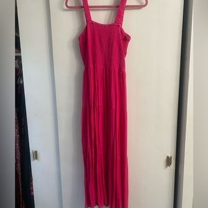 Open back maxi dress